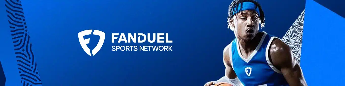 FanDuel KS Sportsbook Bonus desktop banner of a basketball player in action