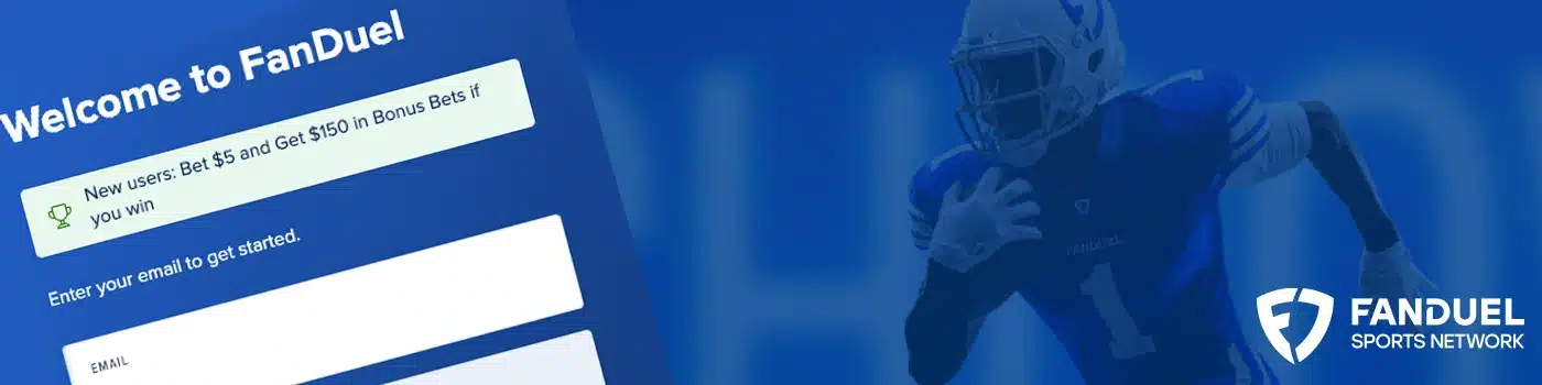 FanDuel KS welcome screen with a promotion